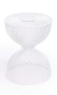 Mesa final Offex Industrial Look Metal Lightweight White