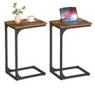 Mesa final VASAGLE, conjunto de 2 em forma de C para sala de estar, quarto