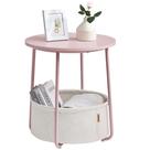Mesa final VASAGLE de cabeceira pequena com cesto de tecido ULET223R61
