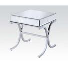 Mesa final Yardlio Yuri Square Mirrored Top Chrome Base