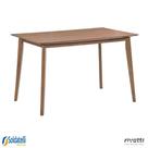 Mesa Finlândia Natural ou Nogueira 120cm - Rivatti