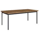 Mesa Floripa 120x90cm - Woodmel/preto