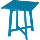 Mesa Fold Quadrada Média Dobrável Azul Tramontina