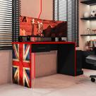Mesa Gamer DRX 9000 UK Multiuso Com Gaveta Para Escritório