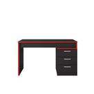 Mesa Gamer Escrivaninha DRX5000 3 Gavetas 178cm Preto