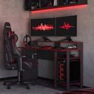 Mesa Gamer Escrivaninha em 2334 136cm Vulcano