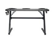 Mesa Gamer LED Pelegrin PEL-004P Preta Metal e MDF
