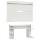 Mesa Gamer Madesa e Painel para até 65 Polegadas Branco Mesa Gamer Madesa e Painel para até 65 Polegadas Branco