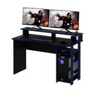 Mesa Gamer Multimóveis CR25050 Preta/Azul Mesa Gamer Multimóveis CR25050 Preta/Azul