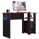Mesa Gamer Para Computador 5050 Preto Vermelho PLLA Mesa Gamer Para Computador 5050 Preto Vermelho PLLA