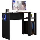 Mesa Gamer Slim PLLA cor:Preto Fosco Texturizado