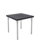 Mesa Geo Tramontina Beta Quadrada Suma Grafite Base Alumínio