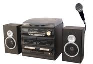 Mesa giratória clássica retrô com karaokê TechPlay 30W RMS