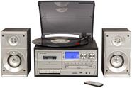 Mesa giratória Crosley CR7014A Cassete de CD Bluetooth USB SD Mesa giratória Crosley CR7014A Cassete de CD Bluetooth USB SD
