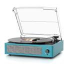 Mesa giratória FEKTIK High Fidelity Belt Drive com alto-falantes amarelos