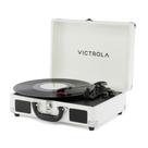 Mesa giratória Victrola Journey II 2025 Bluetooth de 3 velocidades branca