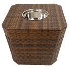 Mesa Grécia em Alumínio com Balde para Bebidas Jardim, Piscina, Edícula Trama Original