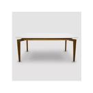 Mesa Helen de Jantar com Tampo em Vidro 160x90 - Tommy Design