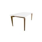 Mesa Helen de Jantar com Tampo em Vidro 210x110 - Tommy Design