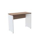 Mesa Home Office Pé Painel P25 Pandin 90 CM Noce Naturale e Branco Mesa Home Office Pé Painel P25 Pandin 90 CM Noce Naturale e Branco