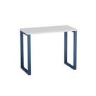 Mesa Home Office Tubular P25 Pandin 90 CM Cinza e Azul Del Rey Mesa Home Office Tubular P25 Pandin 90 CM Cinza e Azul Del Rey
