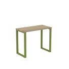 Mesa Home Office Tubular P25 Pandin 90 CM Noce Naturale e Verde Mesa Home Office Tubular P25 Pandin 90 CM Noce Naturale e Verde