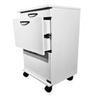 Mesa Hospitalar Carrinho Auxiliar Mdf Rodas 49x72x39