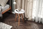 Mesa Individual Off White Resistente e Simples