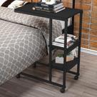 Mesa Industrial Auxiliar para Cama Miti Preto Mesa Industrial Auxiliar para Cama Miti Preto