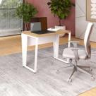 Mesa Industrial Escritório 90cm x 60cm Pés Metal F5 Office