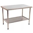 Mesa Industrial Multiuso Desmontável Imeca em Inox 430 Grade Inferior Gradeada 1,20x0,70 - 5813