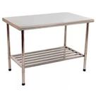 Mesa Industrial Multiuso Desmontável Imeca em Inox 430 Grade Inferior Gradeada 1,20x0,70 - 5813