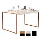 Mesa Industrial Retangular 120x80 Pé Metal Cozinha Jantar