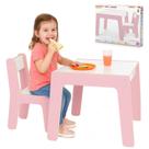 Mesa Infantil Cadeira Menino MontessorI Didatica Escola Rosa