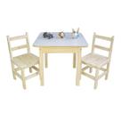 Mesa Infantil com 2 Cadeiras de Madeira Conjunto Educativo Didático para Atividades e Brincadeiras