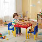 Mesa Infantil Com 2 Cadeiras Educativa Para Criancas Tritec