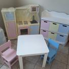 Mesa infantil com 2 cadeiras indicada ate 5 anos