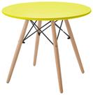Mesa INFANTIL Eames Eiffel MDF Amarela 60 cm (LARG) - 38189