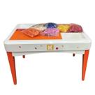 Mesa Infantil Educativa De Experiência Com Blocos De Montar