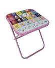 Mesa Infantil Educativa Didatica Criança Bebê Brinquedo Cor:Rosa