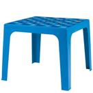 Mesa Infantil Mor 15151602 Plástica Kids Quadrada Estampada Azul