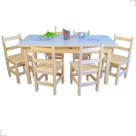 Mesa Infantil Retangular 120x60 Didática Atividades Com 6 Cadeiras de Madeira Resistente Escolar Criança Menino Menina Reforçada Brinquedoteca Mesa Infantil Retangular 120x60 Didática Atividades Com 6 Cadeiras de Madeira Resistente Escolar Criança Menino Menina Reforçada Brinquedoteca