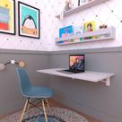 Mesa Infantil Retangular Balloon Cinza Cristal 80 cm Mesa Infantil Retangular Balloon Cinza Cristal 80 cm