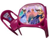 Mesa Infantil Rosa + 01 Cadeira Infantil Rischioto Kit Mesa Infantil Rosa + 01 Cadeira Infantil Rischioto Kit