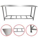 Mesa Inox Industrial Bancada Cozinha Profissional Padaria Restaurante Açougue Multiuso 140x70 50kg