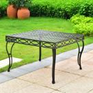 Mesa International Caravan Segovia 76cm Quadrada em Ferro Mesa International Caravan Segovia 76cm Quadrada em Ferro