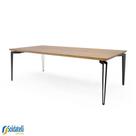 Mesa Ipanema Tampo Castanho Oregon Base Preto Microtexturizado Tamanhos M e G - ARTEFAMA