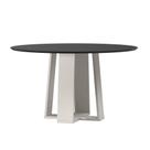 Mesa Isabela 135X135 Off White/Preto Mesa Isabela 135X135 Off White/Preto