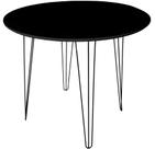 Mesa Jantar 60cm Redonda Com Pé Hairpin Mesa Jantar 60cm Redonda Com Pé Hairpin
