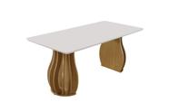 Mesa Jantar Contemporânea 1,80x0,90 -Inglaterra Domus Móveis